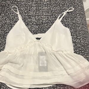 Elegant White Women's Top